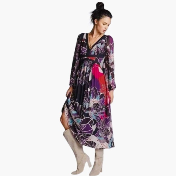 Anthropologie LetMeBe midi dress - Picture 2 of 11